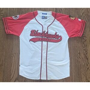 VTG Starter Chicago Blackhawks Hockey Jersey Baseball Men's Adult Large NHL